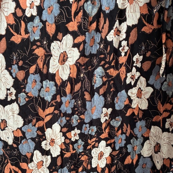 🆕Free People All I Wanted Maxi Slip Dress Black Combo Straps Slit XL🆕 - Picture 11 of 16